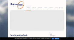 Desktop Screenshot of id-werbetechnik.com